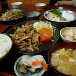 Kiyomi Shokudou - 豚バラ生姜焼き定食