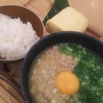 鳥と卵の専門店 鳥玉 - 鶏シークヮーサーそば定食
