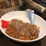 Taishuu Horumon Yakiniku Jun - このカレーがこれまた美味しい、、、(⑉• •⑉)‥♡