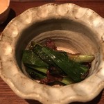 旬膳甜酒 創庵 - 難波ネギと牛肉