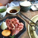 ご飯は大盛りです