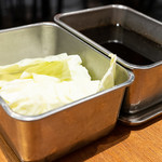 串かつ でんがな - キャベツおかわりOK