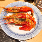 立呑み晩杯屋 - エビ塩焼き180円