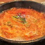 韓美食 オンギージョンギー - ユッケジャンのアップ