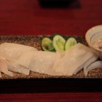 伊勢家 - イカ刺しも美味しかったですよ。