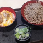 名代 富士そば - ミニかつ丼セット