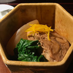 まる富 - 鰤と聖護院大根