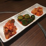 万宝家 - キムチ盛り合わせ（￥650）