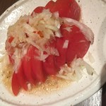 万宝家 - トマト冷菜（￥600）