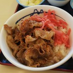 松屋 - 牛皿小鉢→牛丼に変身です(2019.01.23)