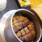 釜めしと酒肴　川長 華流 - うなぎ釜飯（海苔なし/タレ）