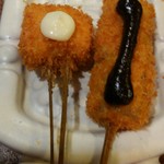串の坊 - 白身魚とコンニャク