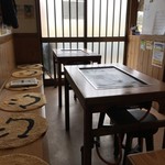 Nijimaru - 鉄板テーブル３卓のお店です（２０１９．１．２４）