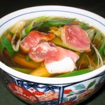 鳥處 大原家 - 鴨なんばうどん