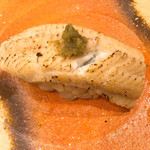 秀徳本店恵 - 穴子（柚子胡椒）