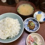 味のよし多 - ご飯のセット