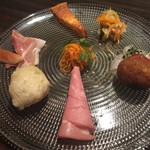 MILLE FIORI - 前菜盛り合わせ 3種（￥1200）