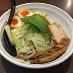 麺屋わっしょい - 男のまぜ麺（200g）（￥850） ・炒め野菜（￥100）