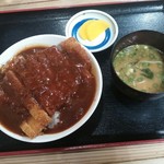 中華そば専門店　広松 - デミグラソースのカツ丼［小］【2019.1】