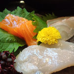 寿司の有甚 - 定食のお刺身