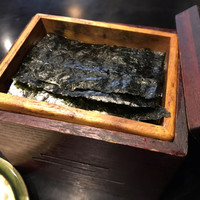 日本橋 やぶ久 - まずは焼き海苔