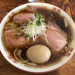 中華そば しば田 - 「中華そば」830円＋味玉