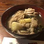 Izakaya Fukurou - 白子汁 コレが突き出し？？