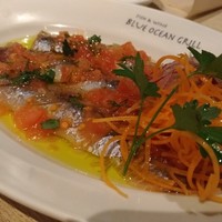 fish&wine BLUE OCEAN GRILL - イワシのカルパッチョ