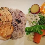 Yagi Kafe - 鳥チャーシュー和風梅だれ風   750円