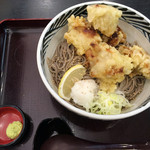 Oraga Soba - 冷し鶏天そば（680円）