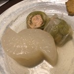 おかめ - 大根、ロールキャベツ