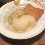 おかめ - 大根、イカ天、ロールキャベツ