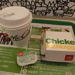 McDonald's - 2018.12　ホットコーヒーＭ＆ナゲット5個