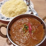 スーリヤ - マトンカレーとライスです