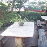 ぎゃらりぃかふぇ華野 - テラス席