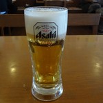 ホワイト餃子 - 2杯目のビール