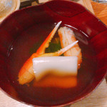 蟹椀  白いのは睦月らしくお餅