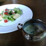 グローブカフェ - スープとサラダ