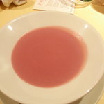 レストランMOMO - 紫芋のポタージュ
