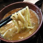 味噌つけ麺（麺持ち上げ）