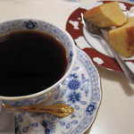 フレンチクォーター - コーヒーとバームクーヘンセット(480円)　11.08.18.