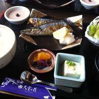天空の月 渋谷 - ランチのさんま定食
