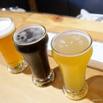 クラフト ビール& コーヒー ネスト - 2018年11月　三種飲み比べセット