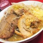 ラーメン二郎 - ラーメン小＋ニンニク多め