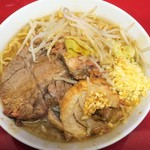 ラーメン二郎 - ラーメン小＋ニンニク多め
