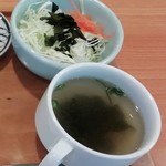 Kicchin Yumeya - セットはサラダとスープが付きます