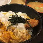 松乃家 - かつ丼豚汁セット（640円）