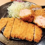 Tonkatsu Katsu Raku Yoko Hamaten - ミックスフライC定食