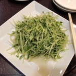 萬寿園 - 豆苗の炒め