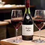 餃子とスパークリング バブルス - カッシェロ デル ディアブロ ピノノワール